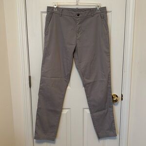 Lululemon Men’s Commission Pants Classic Swift Cotton Gray 34x32
